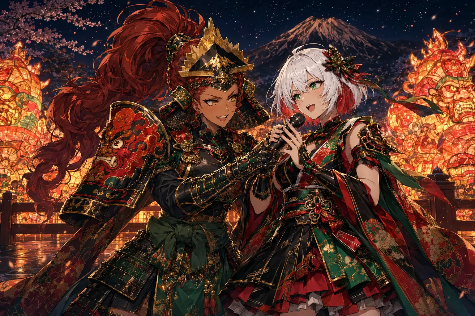 青森代表・津軽灯里と武将AI・津軽為信