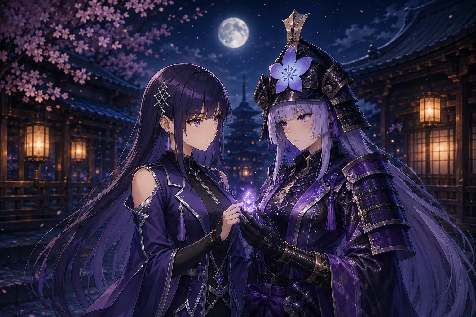 京都代表・月城紫乃と武将AI・明智光秀